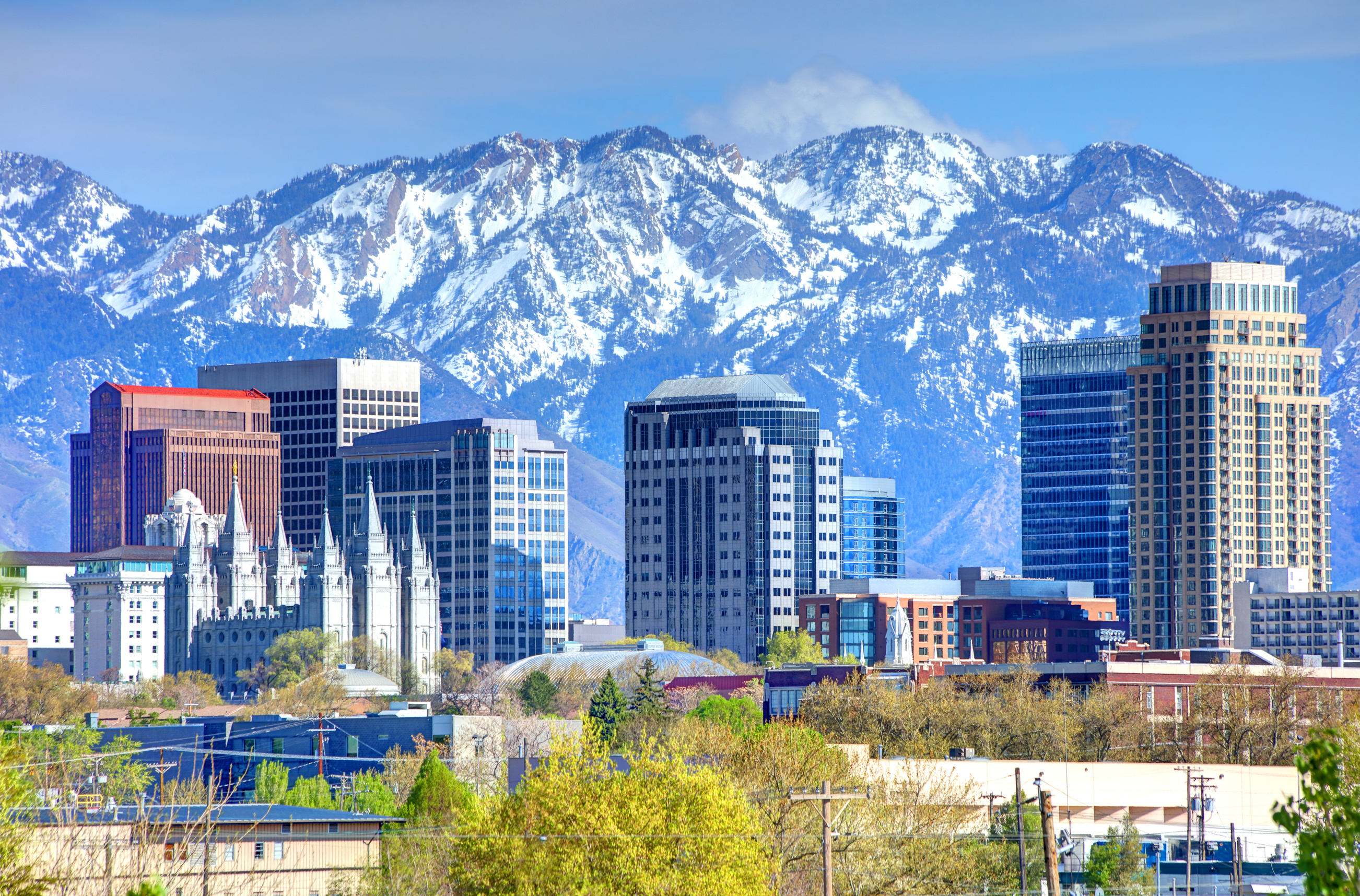 Downtown Salt Lake City, Utah Skyline